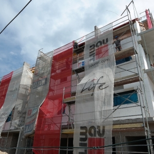 Budowa budynku P-1 ul. PCK 34